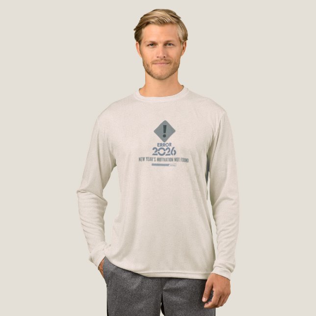 Witty New Year Resolution Raglan Tee (Hel framsida)