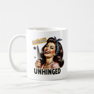 Witty Retro Girl - fullständigt obärgad Tri-Blend Kaffemugg
