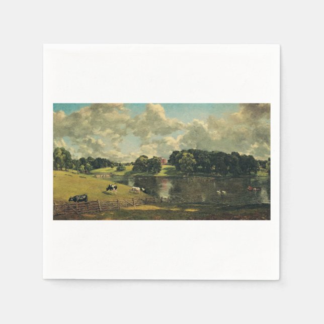 Wivenhoe Park av John Constable Pappersservett (Framsidan)