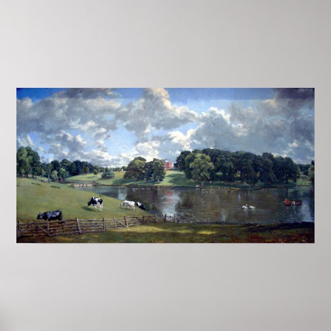 Wivenhoe Park av John Constable Poster (Framsidan)