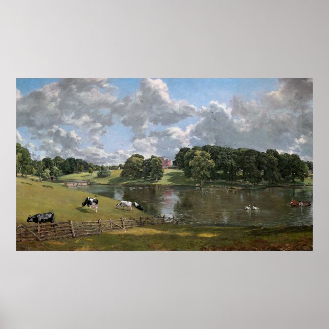 Wivenhoe Park, Essex av John Constable Poster (Framsidan)