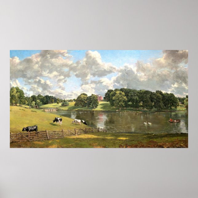 Wivenhoe Park, Essex - John Constable Fine Art Poster (Framsidan)