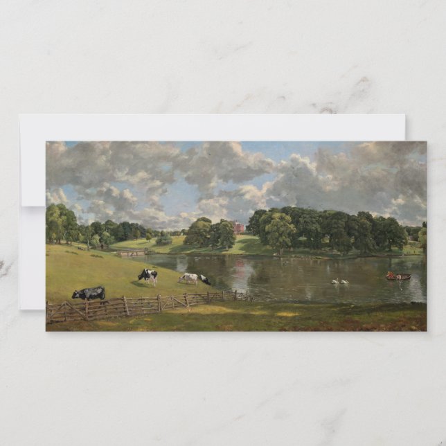 Wivenhoe Park, Essex | John Constable Konst Kort (Framsida)