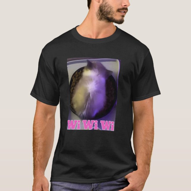 wiwiwi katt meme t shirt (Framsida)