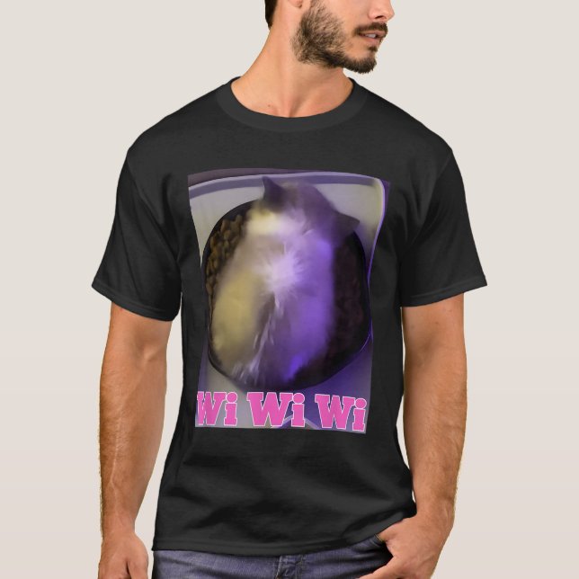 Wiwiwi-kattnota T Shirt (Framsida)