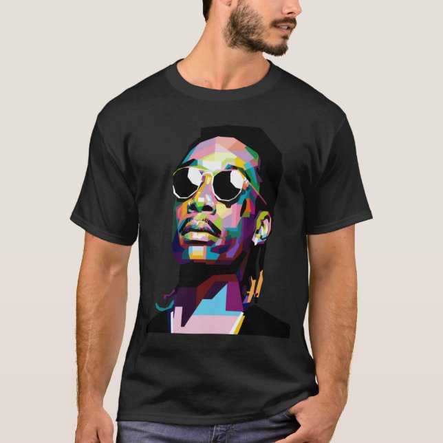Wiz Khalifa funny retro friend T Shirt (Framsida)