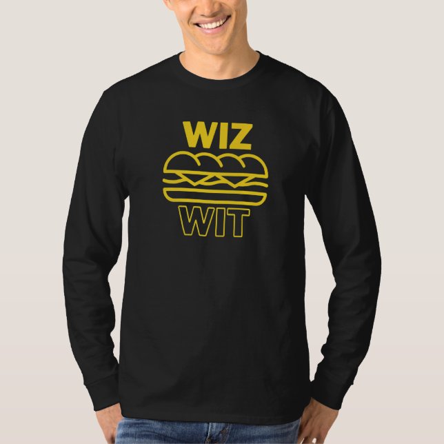 Wiz Wit Philly Cheesesteak Cheese Steak Whiz with T Shirt (Framsida)