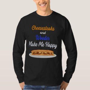 Wiz Wit Philly Cheesesteak Smörgåsar och Wooder C T Shirt