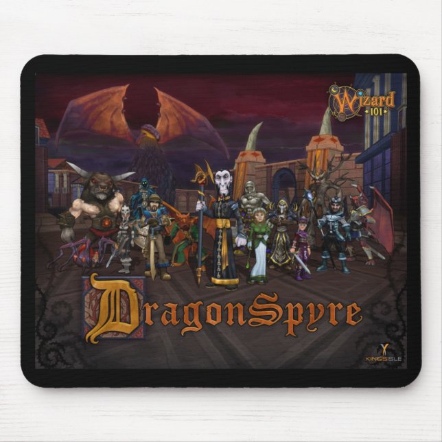 Wizard101 Dragonspyre Mousepad Musmatta (Framsidan)