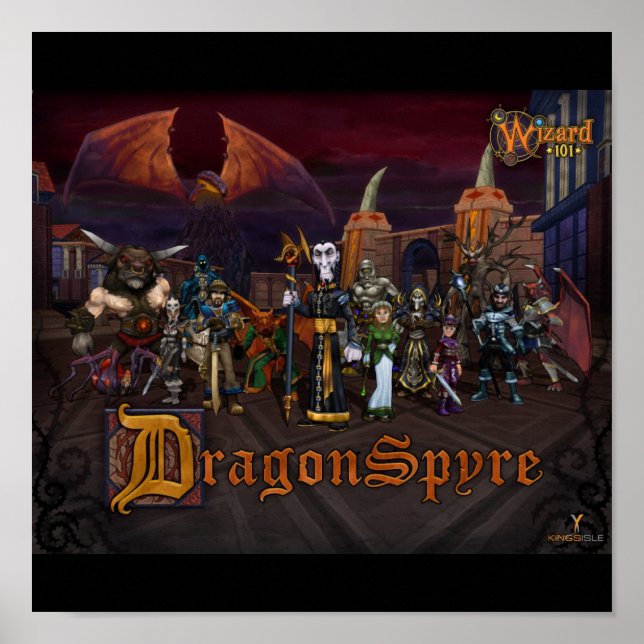 Wizard101 DragonSpyre Poster (Framsidan)