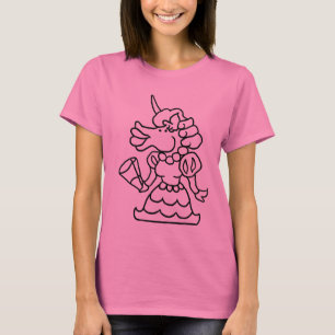 Wizard101 klotter Francesca (svarten & vit) Tee Shirt