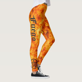 Wizard Fire FUEGO Leggings som kör Joging Spin