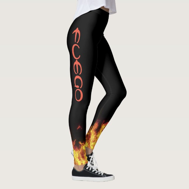Wizard Fire FUEGO Leggings som kör Pizza Lord (Höger)