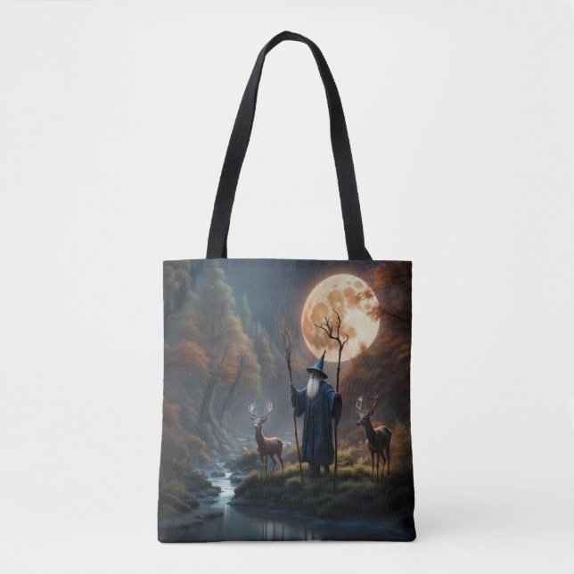 Wizard Forest Tote Tygkasse (Framsida)