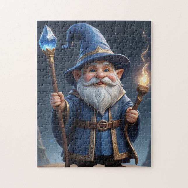 Wizard Gnome Pussel (Vertikal)