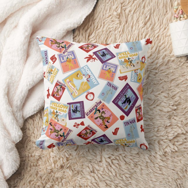 Wizard of Oz™ Character Print Toss Pattern Kudde (Filt)