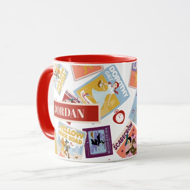 Wizard of Oz™ Character Print Toss Pattern Mugg (Framsida vänster)