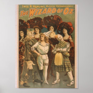 Wizard of Oz den Retro teatern Poster