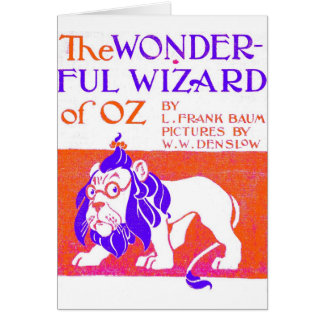 Wizard of Oz original Hälsningskort