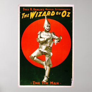 Wizard of Oz - Tinman 1903 Poster