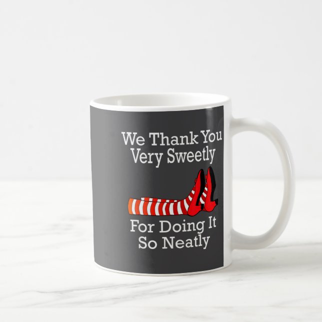 Wizard Of Oz - We Thank You Very Sweetly  Kaffemugg (Höger)