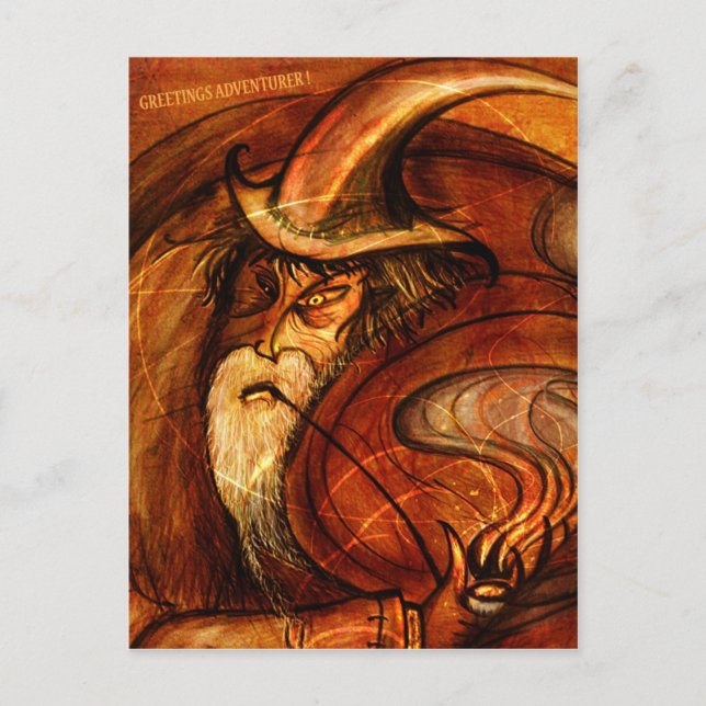 Wizard Önskemål Vykort (Framsida)