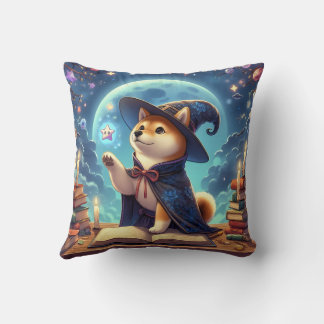Wizard Shiba Inu Pillow Kudde