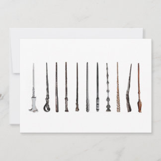 Wizard Wands Inbjudningar