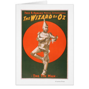 "Wizardet of Oz" musikalisk Theatreaffisch #2 Hälsningskort