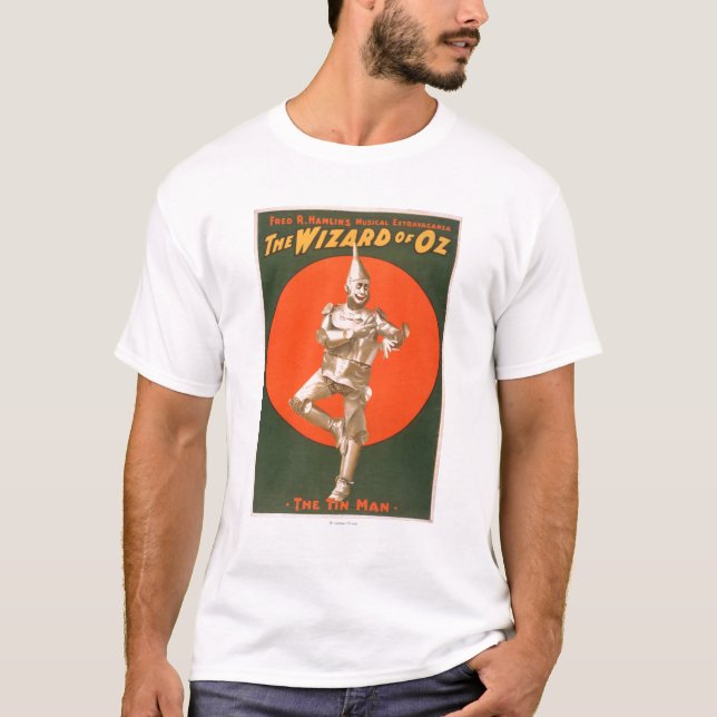 "Wizardet of Oz" musikalisk Theatreaffisch #2 Tee (Framsida)
