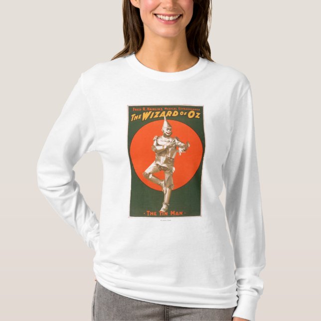 "Wizardet of Oz" musikalisk Theatreaffisch #2 Tee Shirt (Framsida)