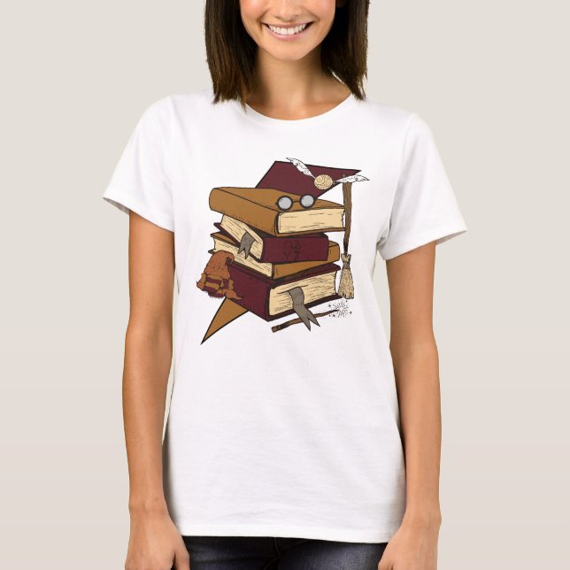 Wizarding Bok Shirt T Shirt (Framsida)