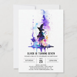 Wizardry Little Wizard Birthday Inbjudningar