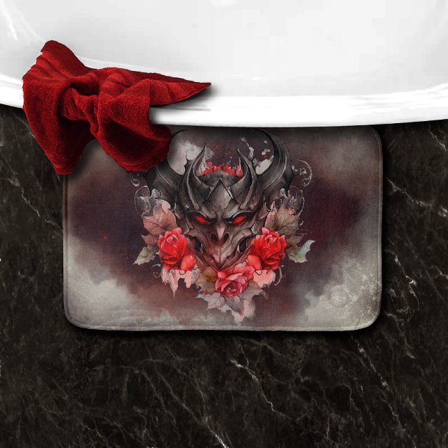 Wizardry | Red Eyed Smoky Demon Beast med Ro Badrumsmatta (Skapare uppladdad)