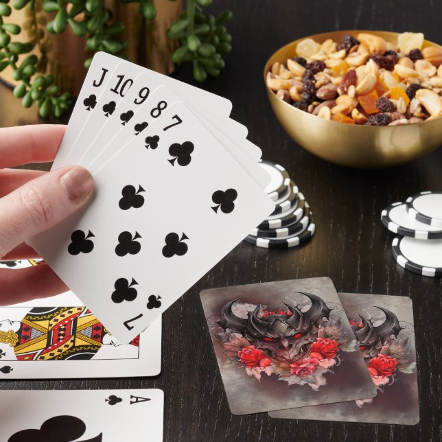 Wizardry | Red Eyed Smoky Demon Beast med Ro Casinokort (På plats)