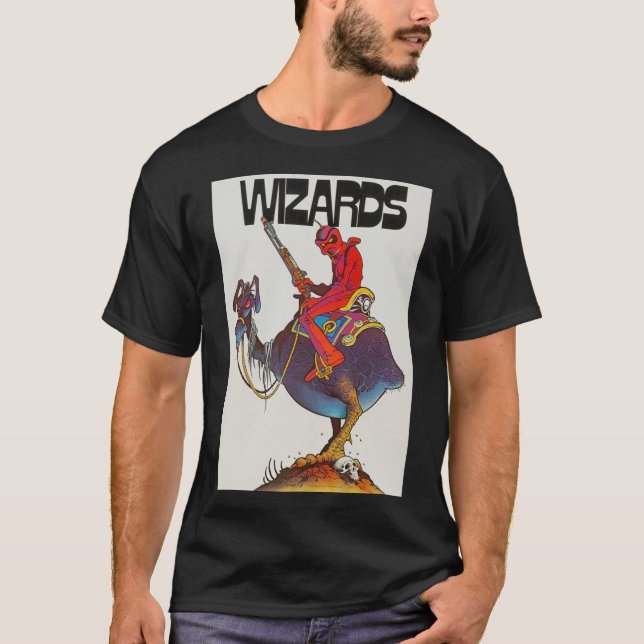 WIZARDS MOVIE POSTER HIGH RESOLUTION SCAN Classic  T Shirt (Framsida)