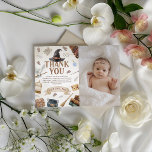 Wizards Photo Thank You Card Inbjudningar<br><div class="desc">Share your gratitude with a touch of magic! This Witches and Wizards photo thank you card features enchanting watercolor illustrations of spell books,  wands,  potions,  and owls—perfectly paired with your little one’s photo. Ideal for Harry Potter–inspired first birthdays or any whimsical celebration full of wonder and imagination.</div>