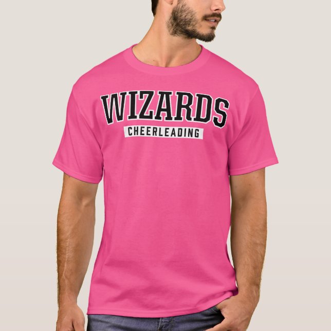 Wizards Whiting High School Cheerleading T Shirt (Framsida)