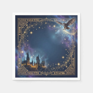 Wizards & Witches Birthday Magical Wizardry Party Pappersservett