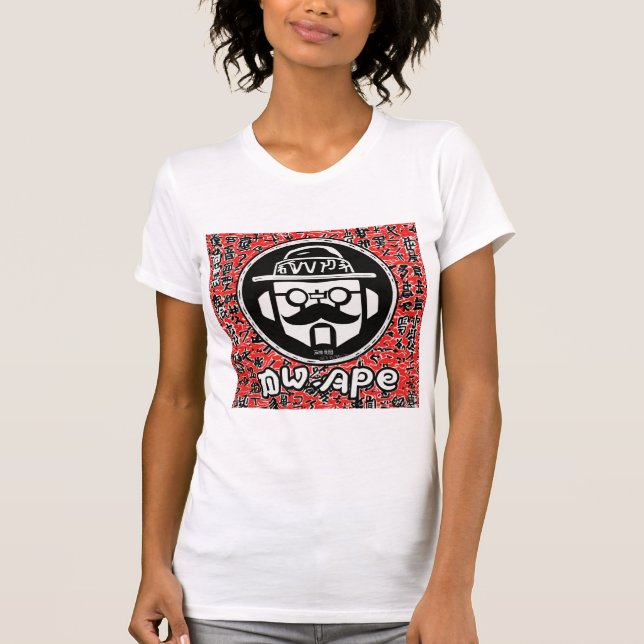 WizardWear: Logotyp för Iconic Graffiti-Tecknad T Shirt (Framsida)