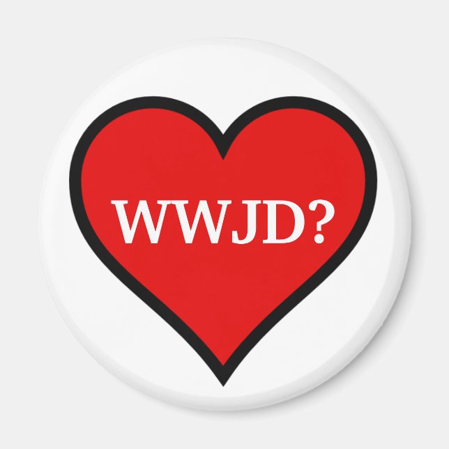 WJD Heart Magnet (Framsidan)