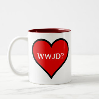 WJD Heart Två-Tonad Mugg
