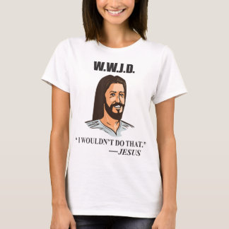 WJD Jesus Bible Citote Funny Vuxen humor T Shirt