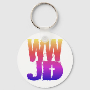WJD, vad skulle Jesus göra? Nyckelring