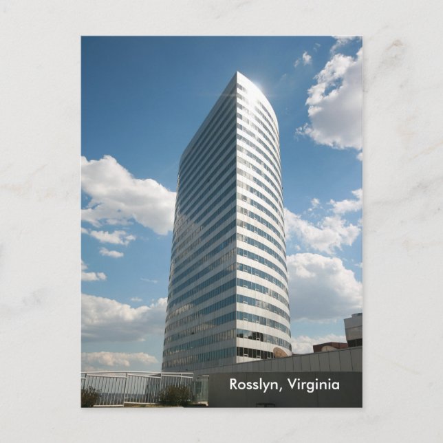 WJLA-TV-Byggnad i Rosslyn, Virginia Vykort (Framsida)
