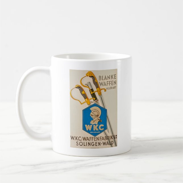 WKC Solingen Tyskland Kaffemugg (Vänster)
