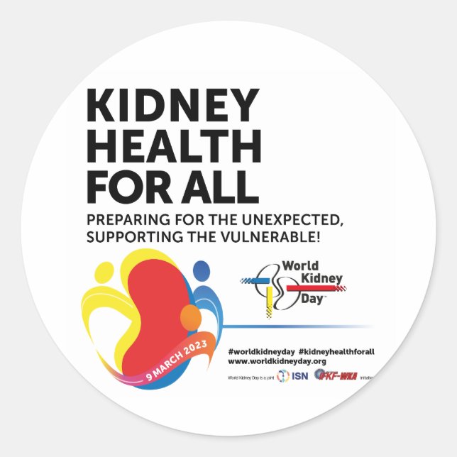 WKD 2023, cirklar Runt Klistermärke (Framsida)