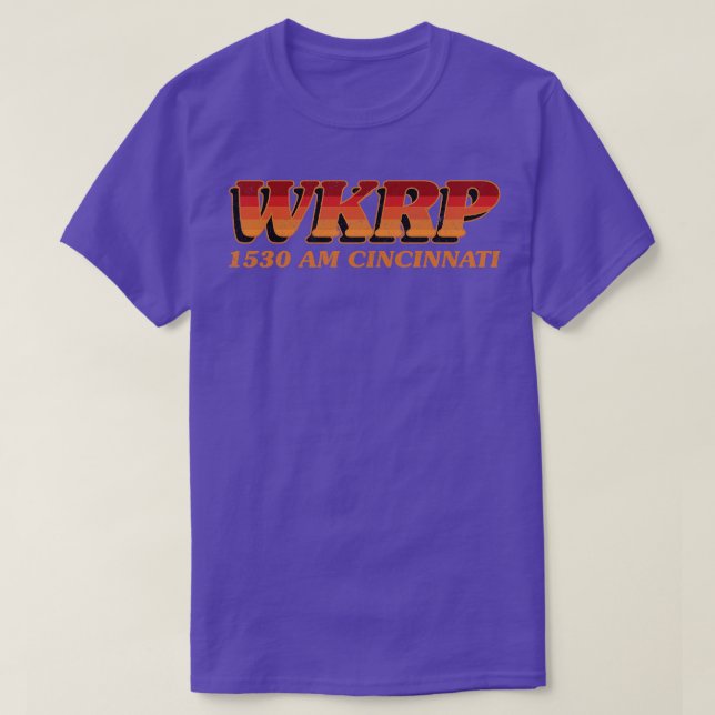 WKRP 1530 CINCINNATI T SHIRT (Design framsida)