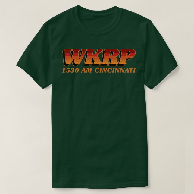 WKRP 1530 CINCINNATI T SHIRT (Design framsida)