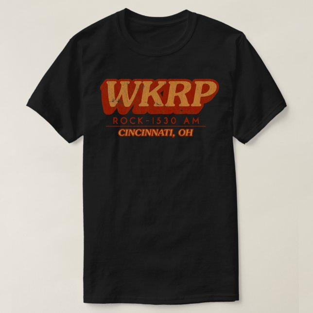 WKRP Cincinnati T Shirt (Design framsida)